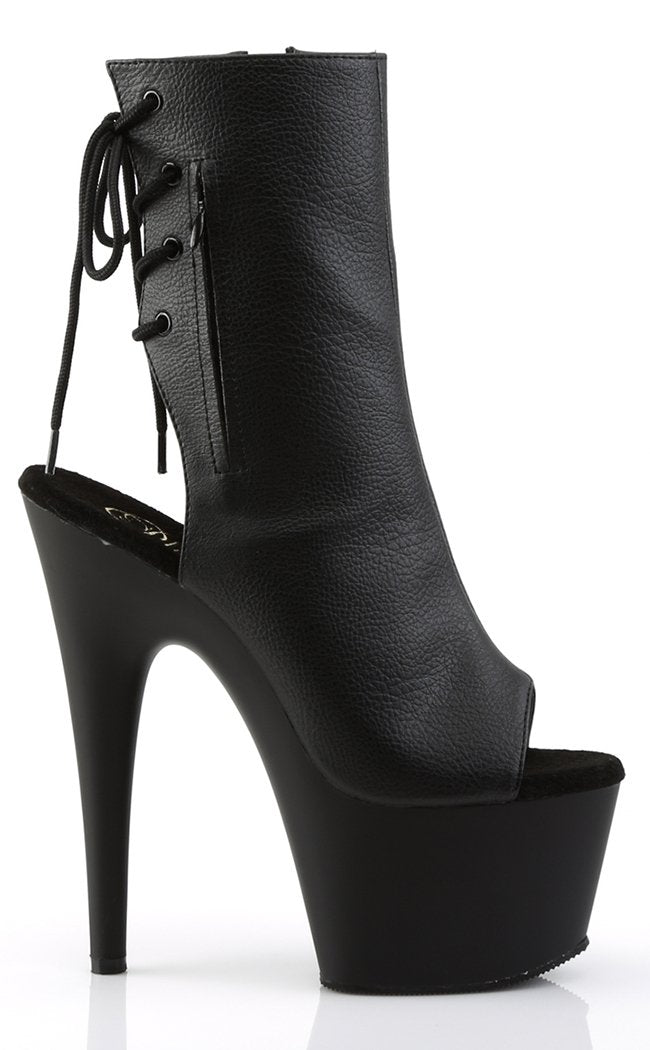 ADORE-1018 Black Matte Ankle Boots-Pleaser-Tragic Beautiful