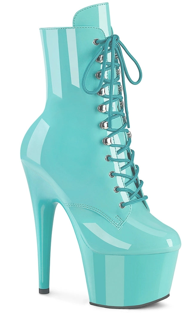 ADORE-1020 Aqua Ankle Boots-Pleaser-Tragic Beautiful
