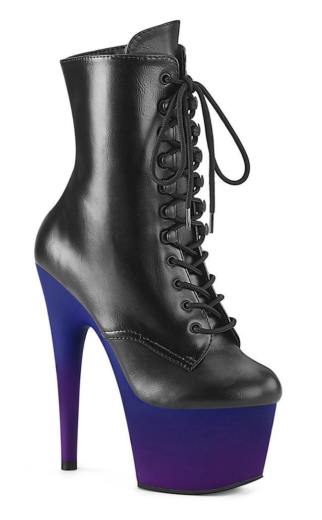 ADORE-1020BP Matte Ombre Platform Ankle Boots-Pleaser-Tragic Beautiful