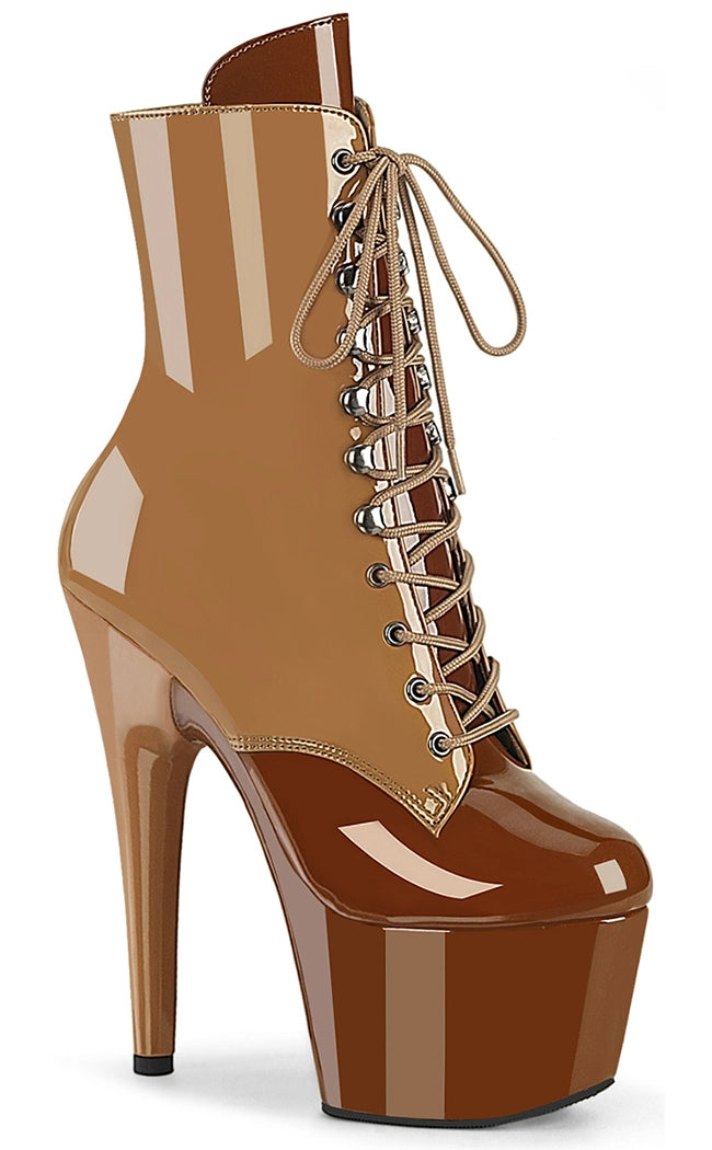 ADORE-1020DC Toffee Caramel Ankle Boots