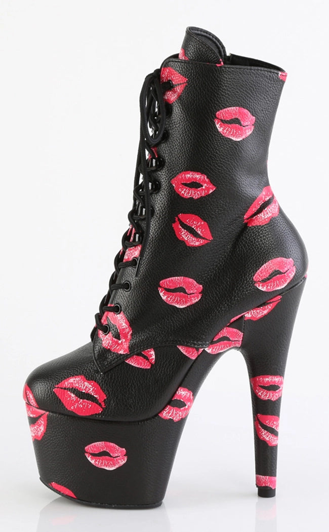 ADORE-1020KISSES Black Ankle Boots-Pleaser-Tragic Beautiful