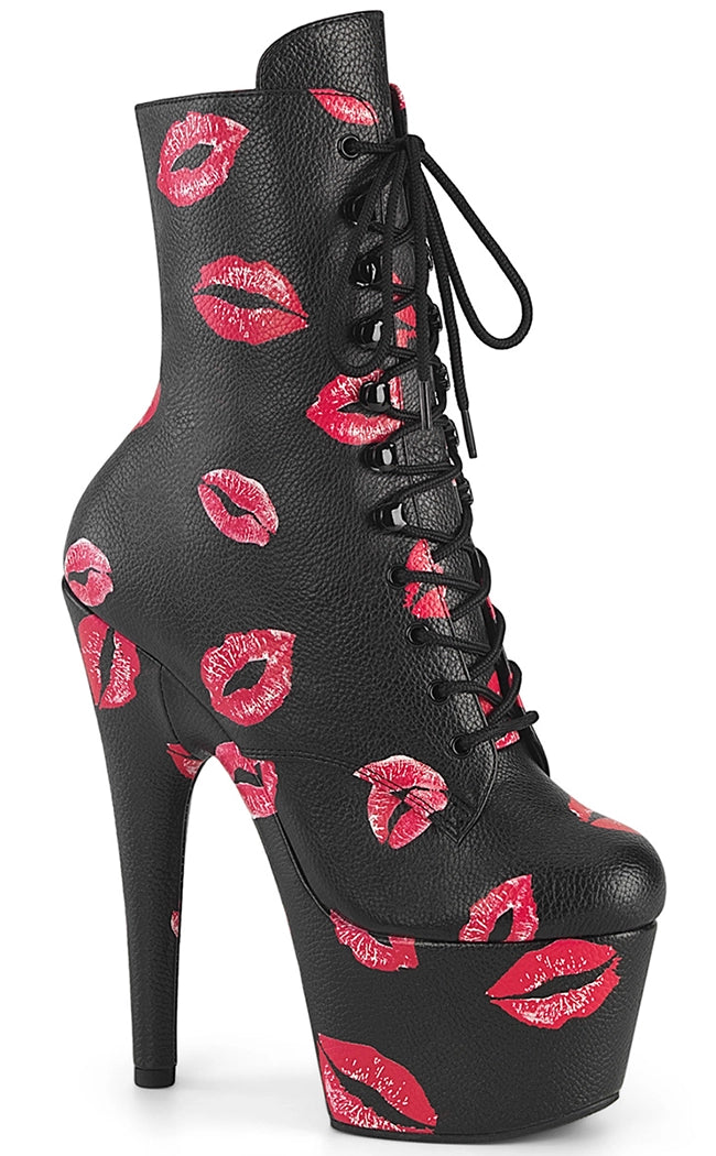 ADORE-1020KISSES Black Ankle Boots