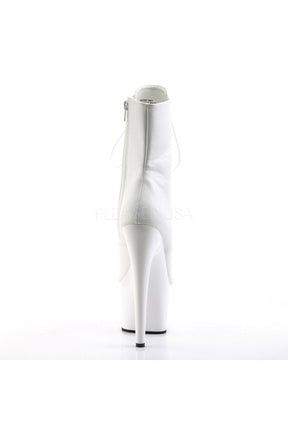 ADORE-1021 White Ankle Boots-Pleaser-Tragic Beautiful