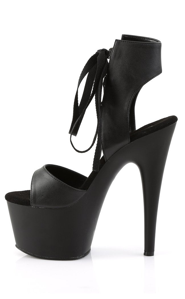 ADORE-700-14 Black Matte Heels-Pleaser-Tragic Beautiful