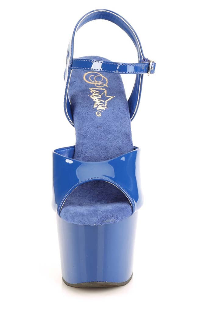 ADORE-709 Royal Blue Heels-Pleaser-Tragic Beautiful