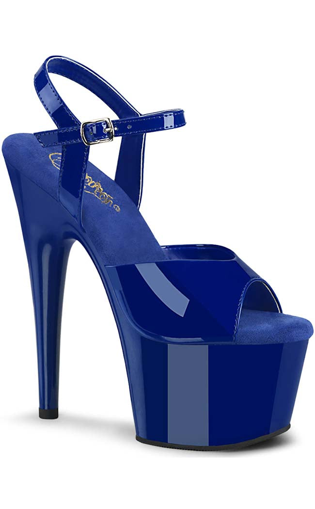 ADORE-709 Royal Blue Heels-Pleaser-Tragic Beautiful
