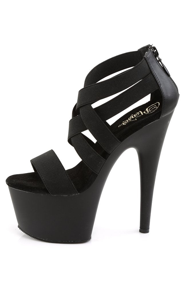 ADORE-769 Black Matte Heels-Pleaser-Tragic Beautiful