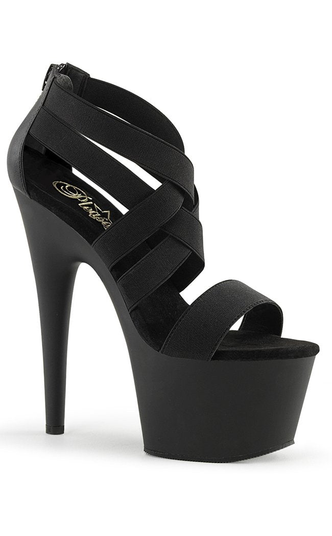 ADORE-769 Black Matte Heels-Pleaser-Tragic Beautiful