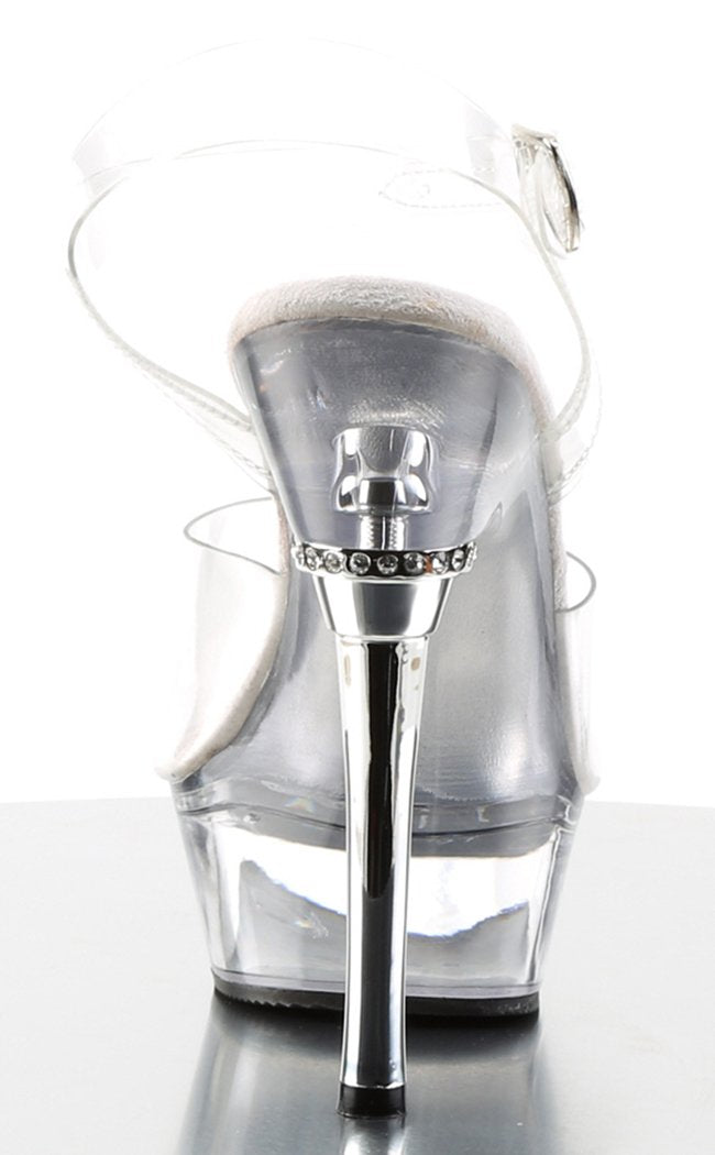 ALLURE-608 Clear Heels-Pleaser-Tragic Beautiful