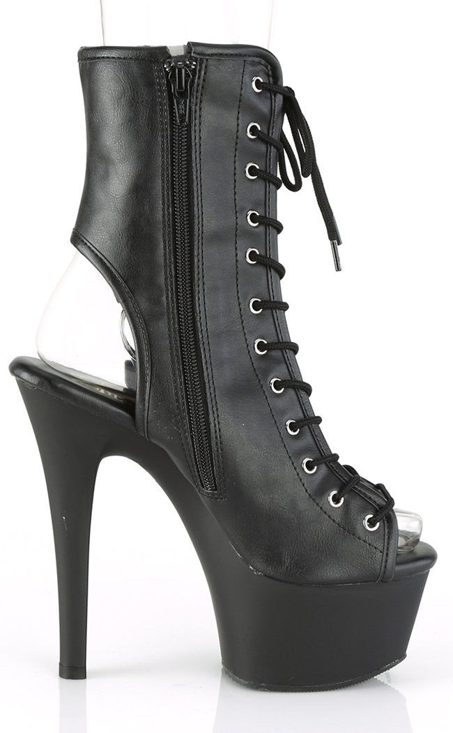 ASPIRE-1016 Black Matte Ankle Boots-Pleaser-Tragic Beautiful