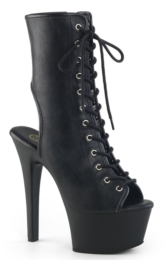 ASPIRE-1016 Black Matte Ankle Boots-Pleaser-Tragic Beautiful