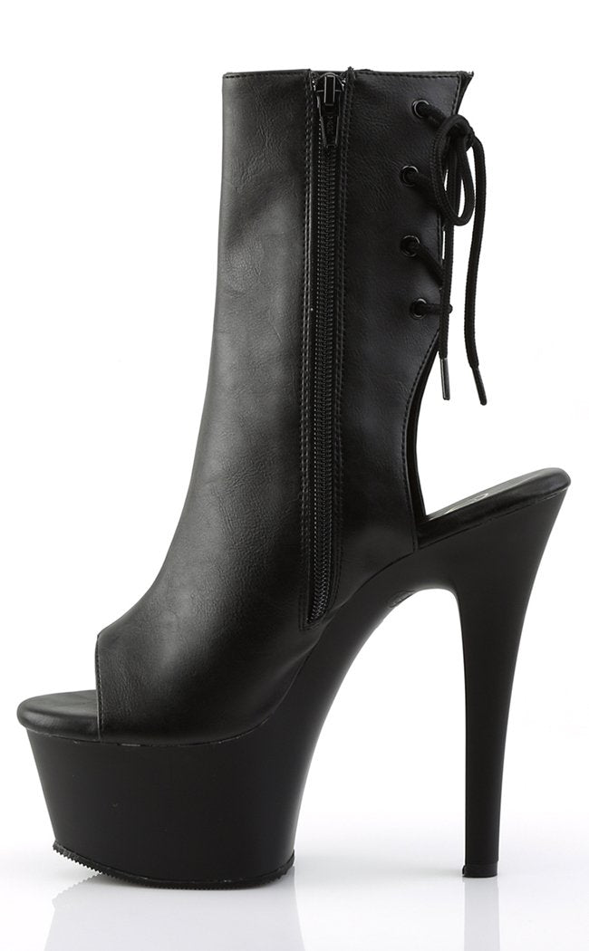 ASPIRE-1018 Black / Black Matte Ankle Boots-Pleaser-Tragic Beautiful