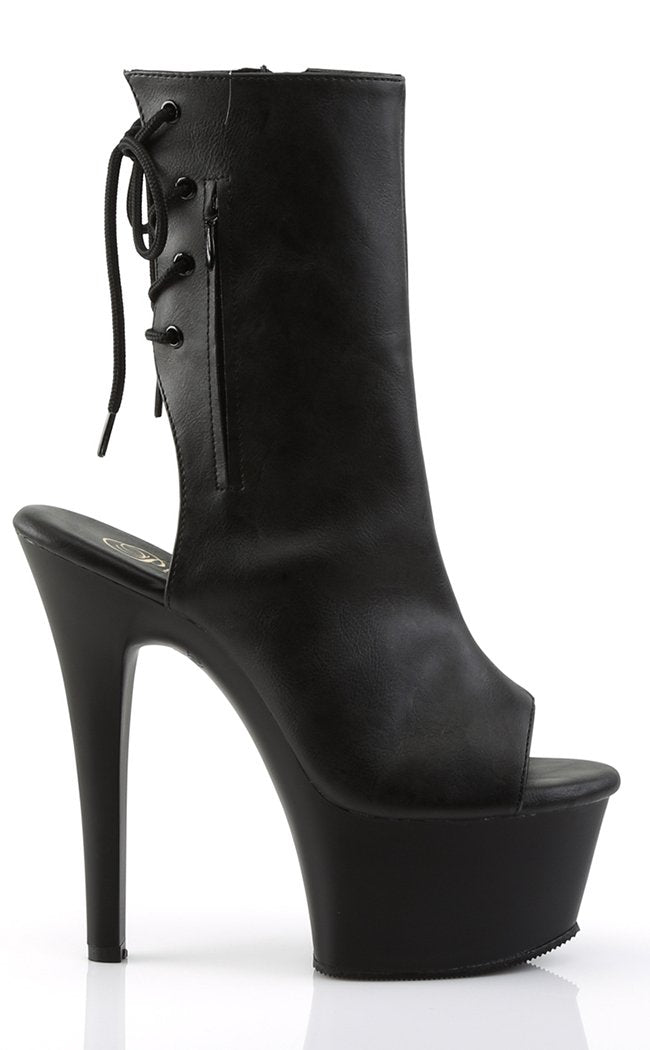 ASPIRE-1018 Black / Black Matte Ankle Boots-Pleaser-Tragic Beautiful