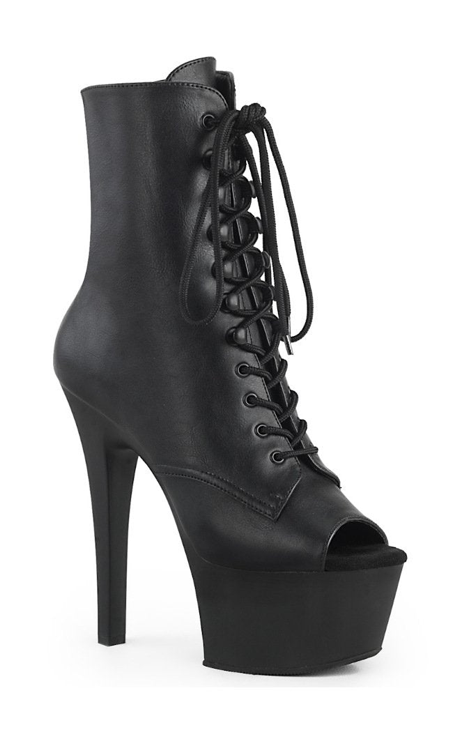 ASPIRE-1021 Black Matte Ankle Boots-Pleaser-Tragic Beautiful