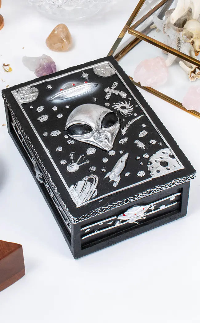 Alien Trinket/Tarot Box-Witchcraft Supplies-Tragic Beautiful