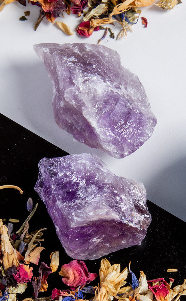 Amethyst Raw Gem-Crystals-Tragic Beautiful