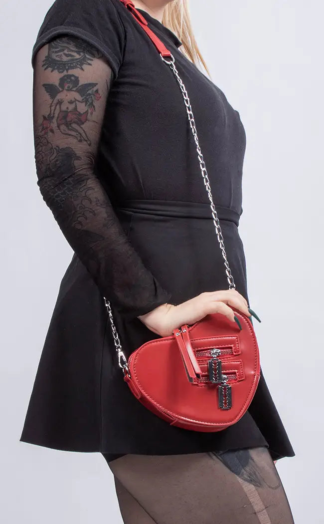 Arteria Heart Handbag-Gothic Accessories-Tragic Beautiful