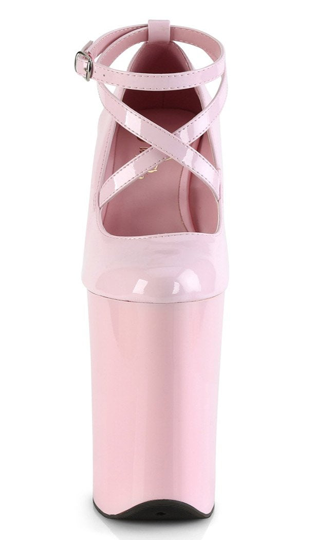 BEYOND-087 Baby Pink Tall Heels-Pleaser-Tragic Beautiful