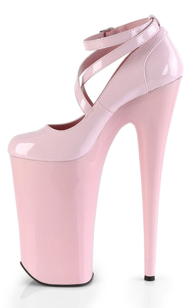 BEYOND-087 Baby Pink Tall Heels-Pleaser-Tragic Beautiful