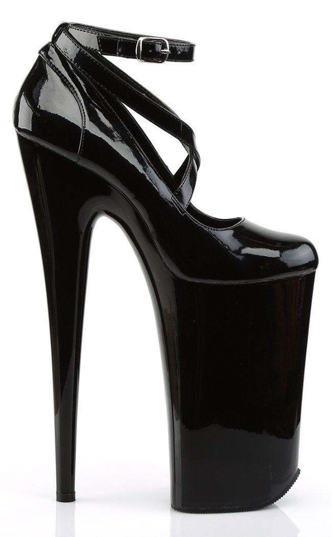 BEYOND-087 Black Patent Heels-Pleaser-Tragic Beautiful