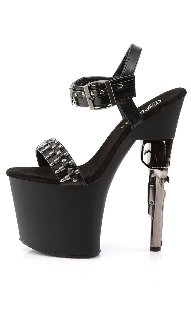 BONDGIRL-712 Black / Black Matte Heels-Pleaser-Tragic Beautiful