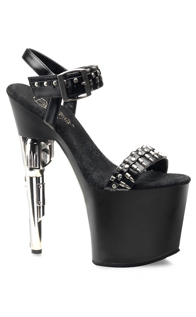 BONDGIRL-712 Black / Black Matte Heels-Pleaser-Tragic Beautiful