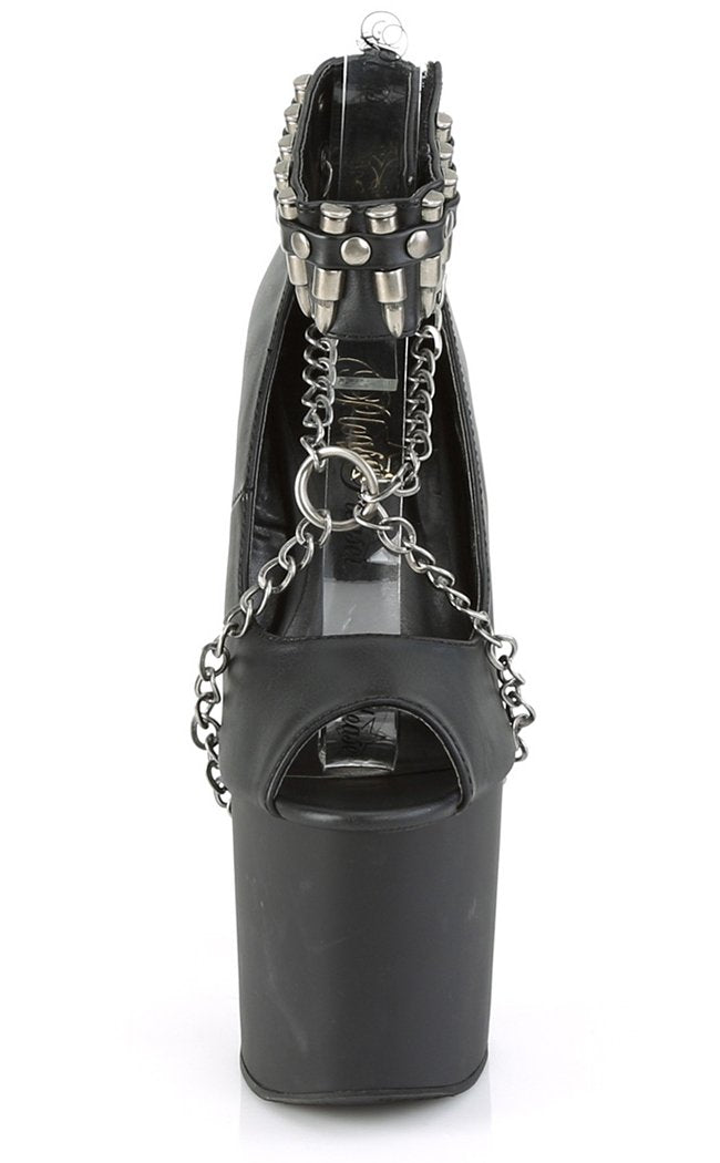 BONDGIRL-783 Black Matte Heels-Pleaser-Tragic Beautiful