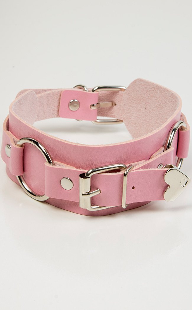 Belt It Out Choker | Pink-Cold Black Heart-Tragic Beautiful