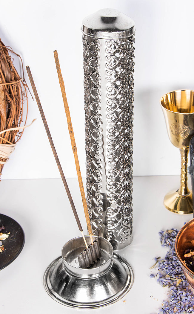 Brass Incense Tower | Daisy Chain-Incense-Tragic Beautiful