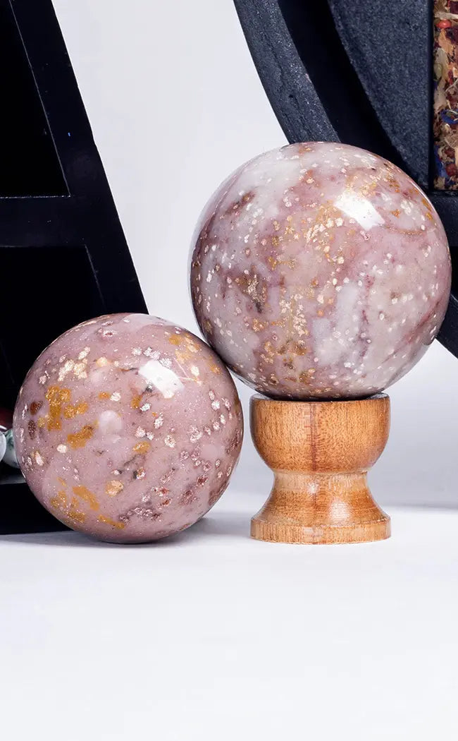 Bubblegum Stone | Pink Quartzite | Spheres-Crystals-Tragic Beautiful