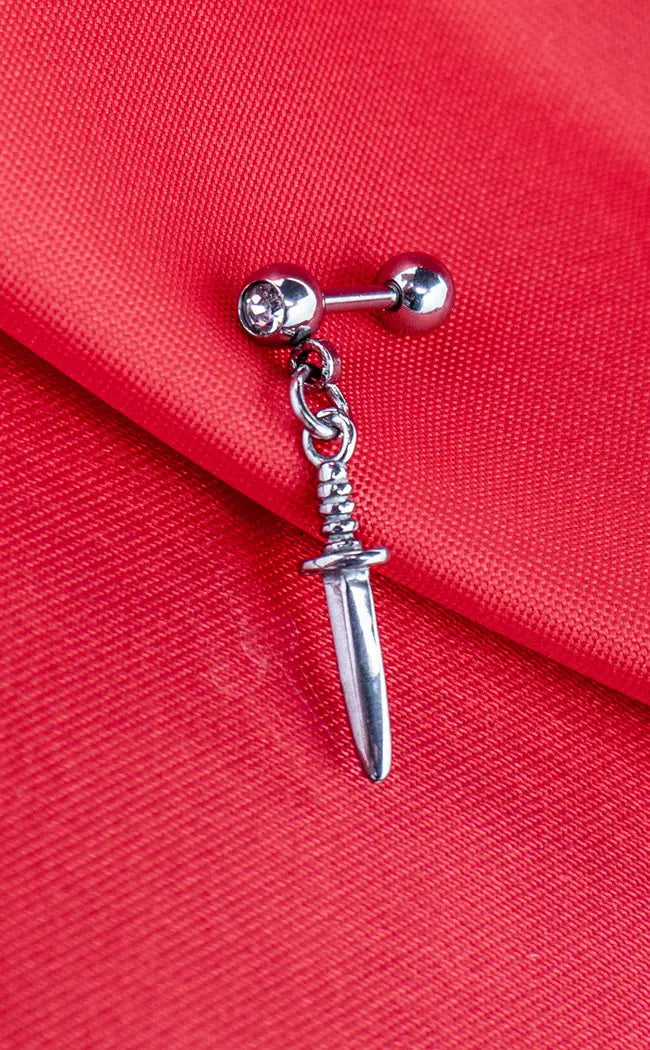 Cartilage Barbell | Dagger-Impaler-Tragic Beautiful