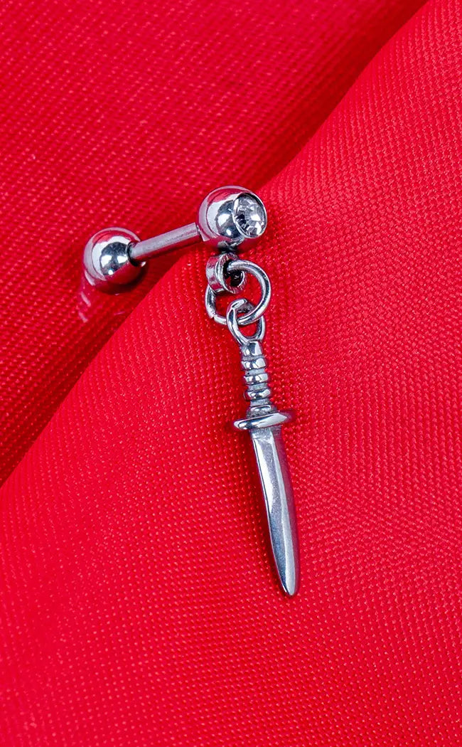Cartilage Barbell | Dagger-Impaler-Tragic Beautiful