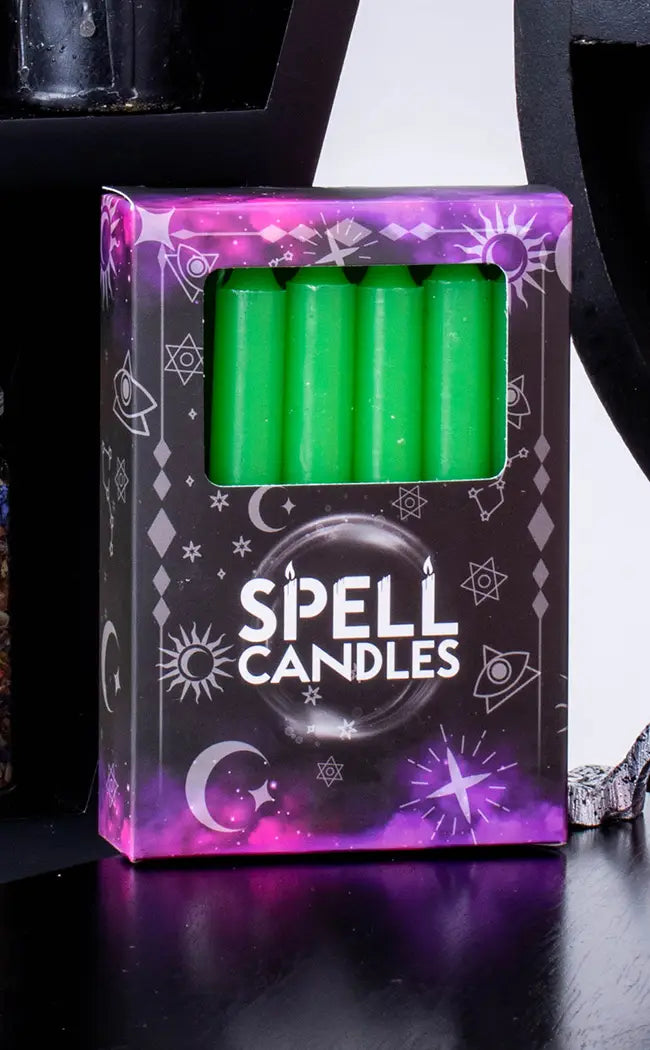 Chime Spell Candles | Green-Candles-Tragic Beautiful
