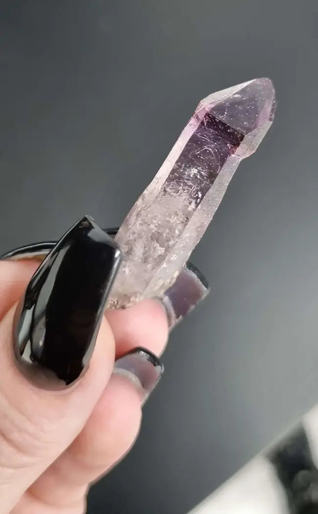 Chiredzi Amethyst Smoky Quartz Scepter Crystals-Crystals-Tragic Beautiful