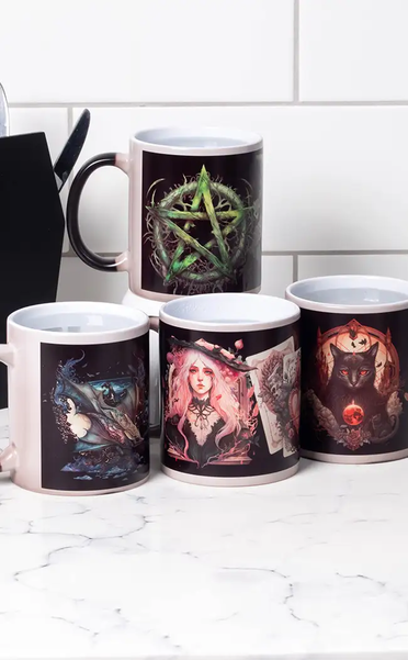 Colour Changing Mug | Rebel Rose-Gothic Gifts-Tragic Beautiful