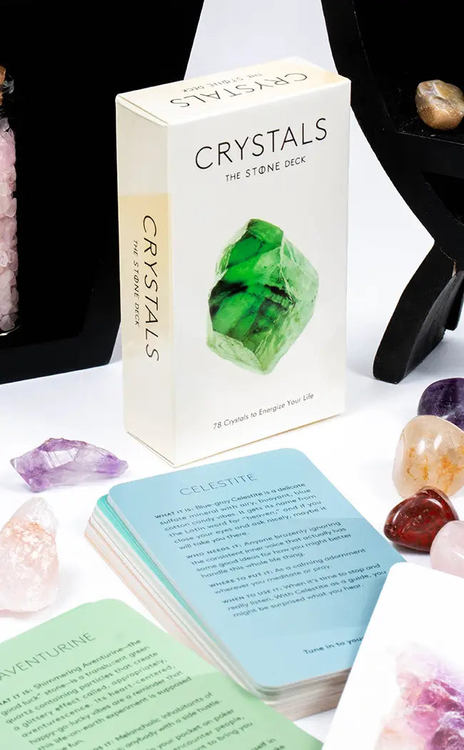 Crystals The Stone Deck Tarot Cards & Divination