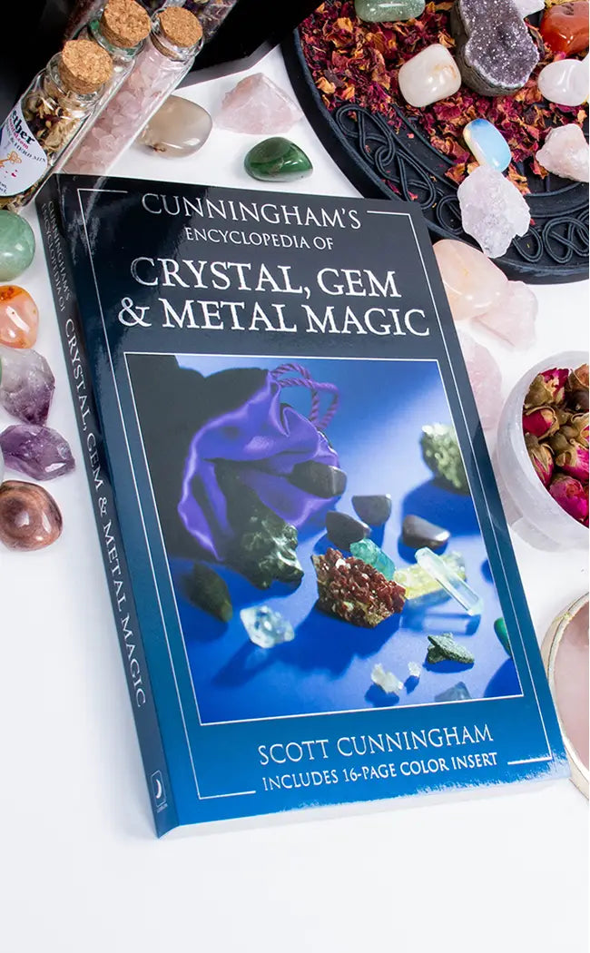 Cunningham's Encyclopedia of Crystal, Gem & Metal Magic-Occult Books-Tragic Beautiful