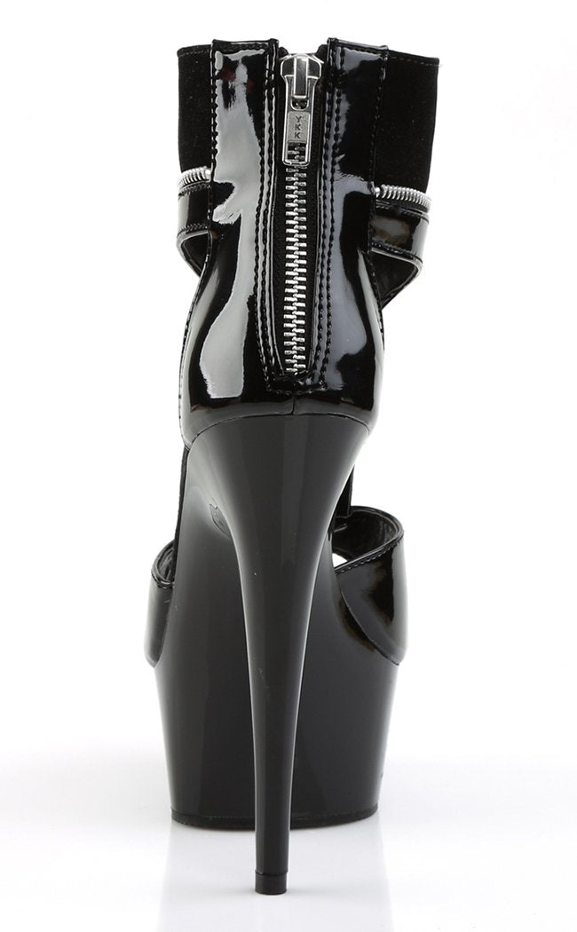 DELIGHT-690 Black Patent -Lamy Heels-Pleaser-Tragic Beautiful