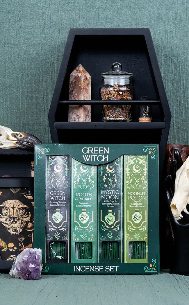 Green Witch Incense Stick Gift Set