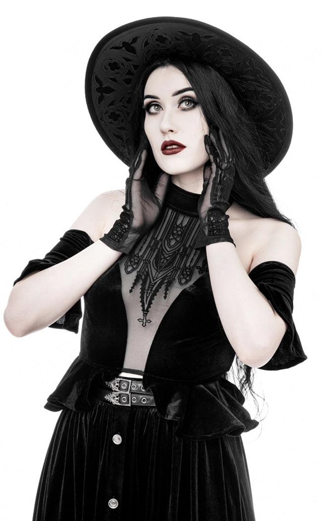 Dark Altar Halterneck Top-Restyle-Tragic Beautiful