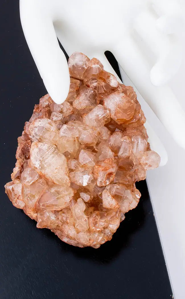 Dark Limonite Quartz Cluster-Crystals-Tragic Beautiful