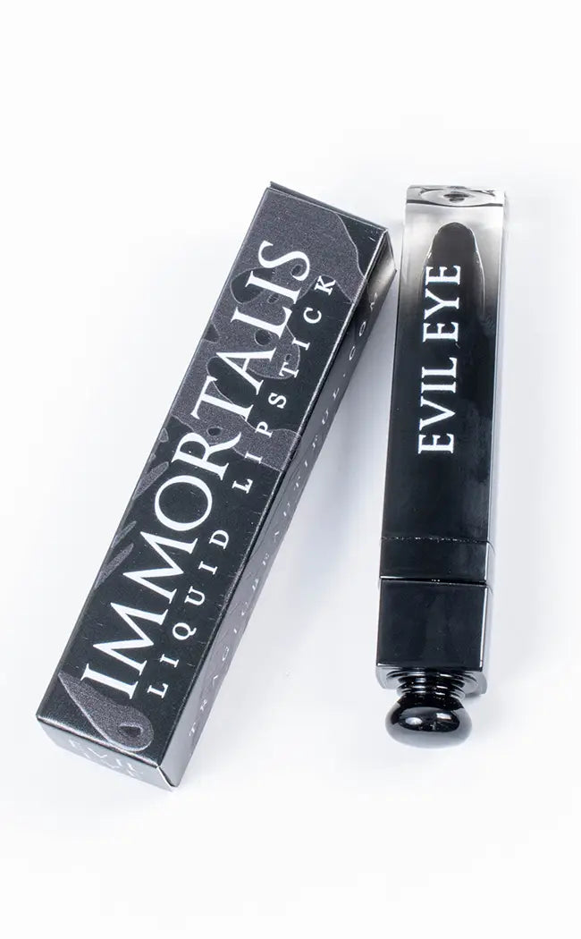 Domina | Coal Black Matte Lipstick-Evil Eye Cosmetics-Tragic Beautiful