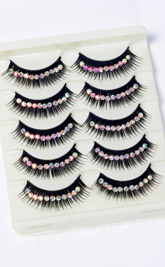 Drag Me To Hell Rhinestone Lash Pack | Black-Drop Dead Gorgeous-Tragic Beautiful