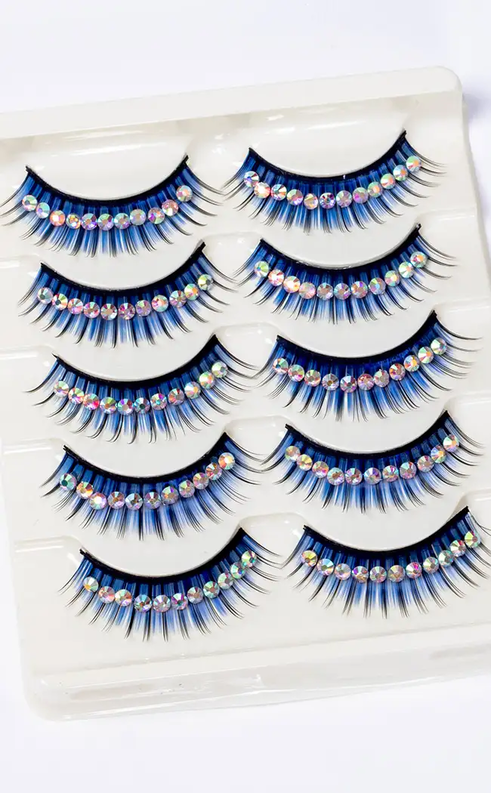 Drag Me To Hell Rhinestone Lash Pack | Blue-Drop Dead Gorgeous-Tragic Beautiful