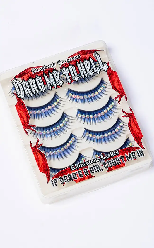 Drag Me To Hell Rhinestone Lash Pack | Blue-Drop Dead Gorgeous-Tragic Beautiful