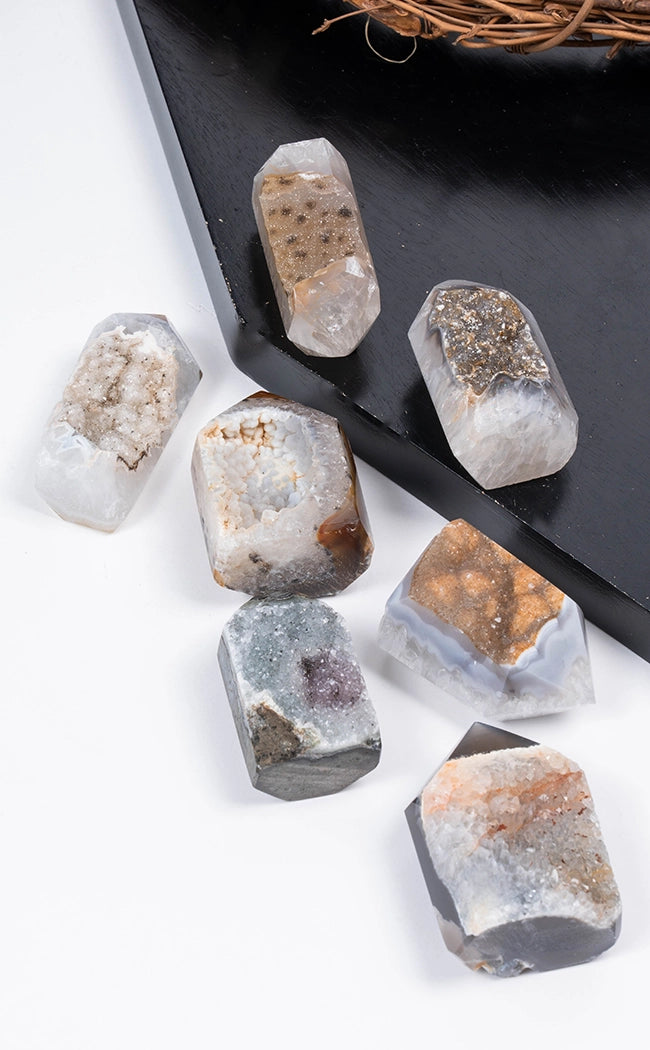 Druzy Agate Towers-Crystals-Tragic Beautiful