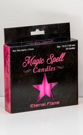 Eternal Flame Spell Candles | Pink-Candles-Tragic Beautiful