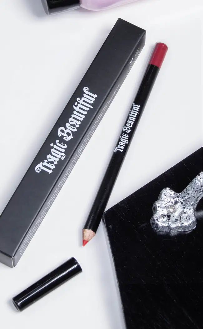 Eye & Lip Liner Pencil | Bitten | Flame Red-Evil Eye Cosmetics-Tragic Beautiful