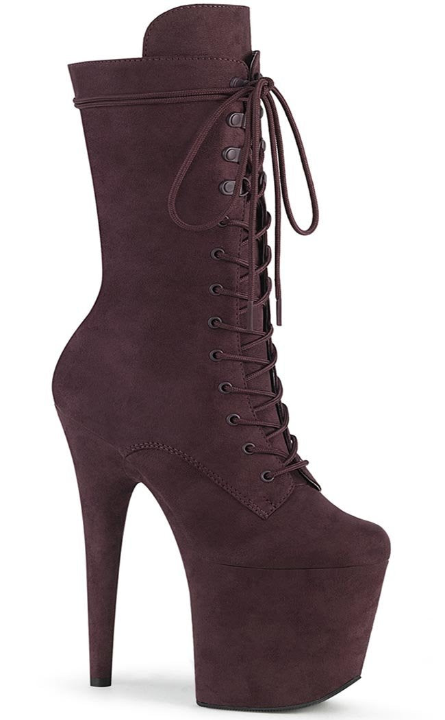 FLAMINGO-1050FS Exotic Boot | RoseGold Faux Suede main image 0