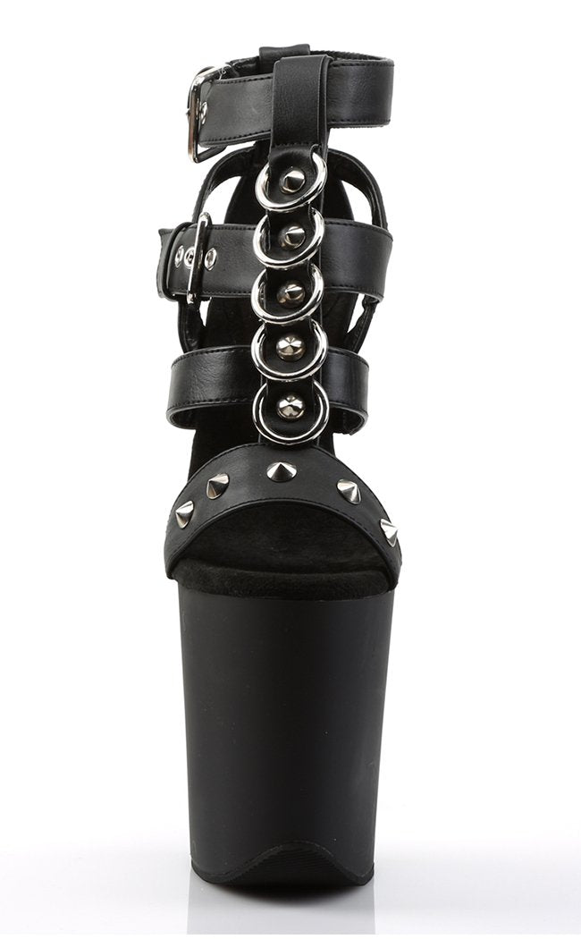 FLAMINGO-858 Black Matte Heels-Pleaser-Tragic Beautiful